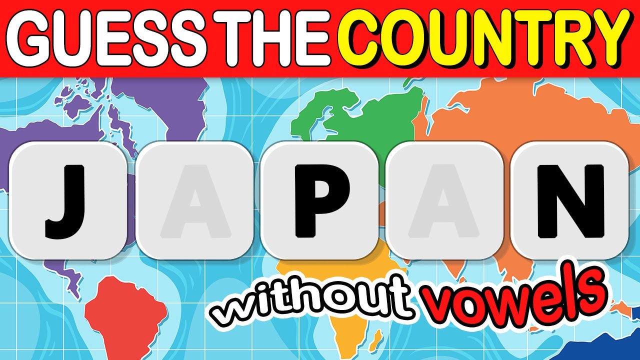 Guess the Country Without Vowels 🌍 Can You Decode the Nation Names? | Quiz DingDong