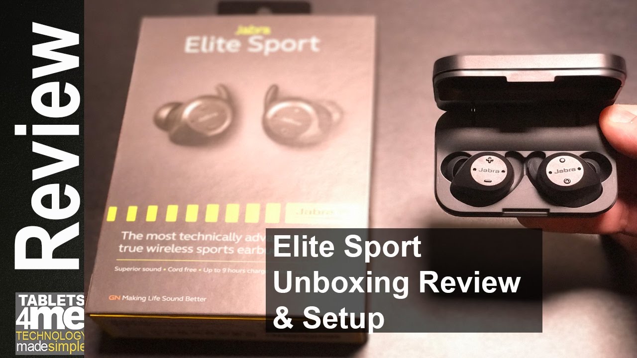 Best Wireless Earbuds from Jabra!  The Jabra Elite Sport Earbuds