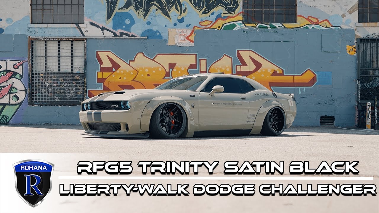 Rohana Wheels RFG5 Trinity | Liberty-Walk Dodge Challenger