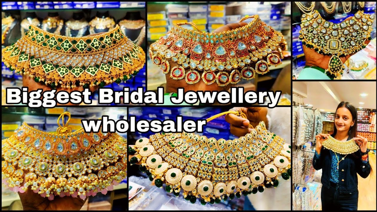Biggest Bridal Jewellery Wholesale Market In Kolkata || Cheapest Bridal Jewellery Wholesaler ||
