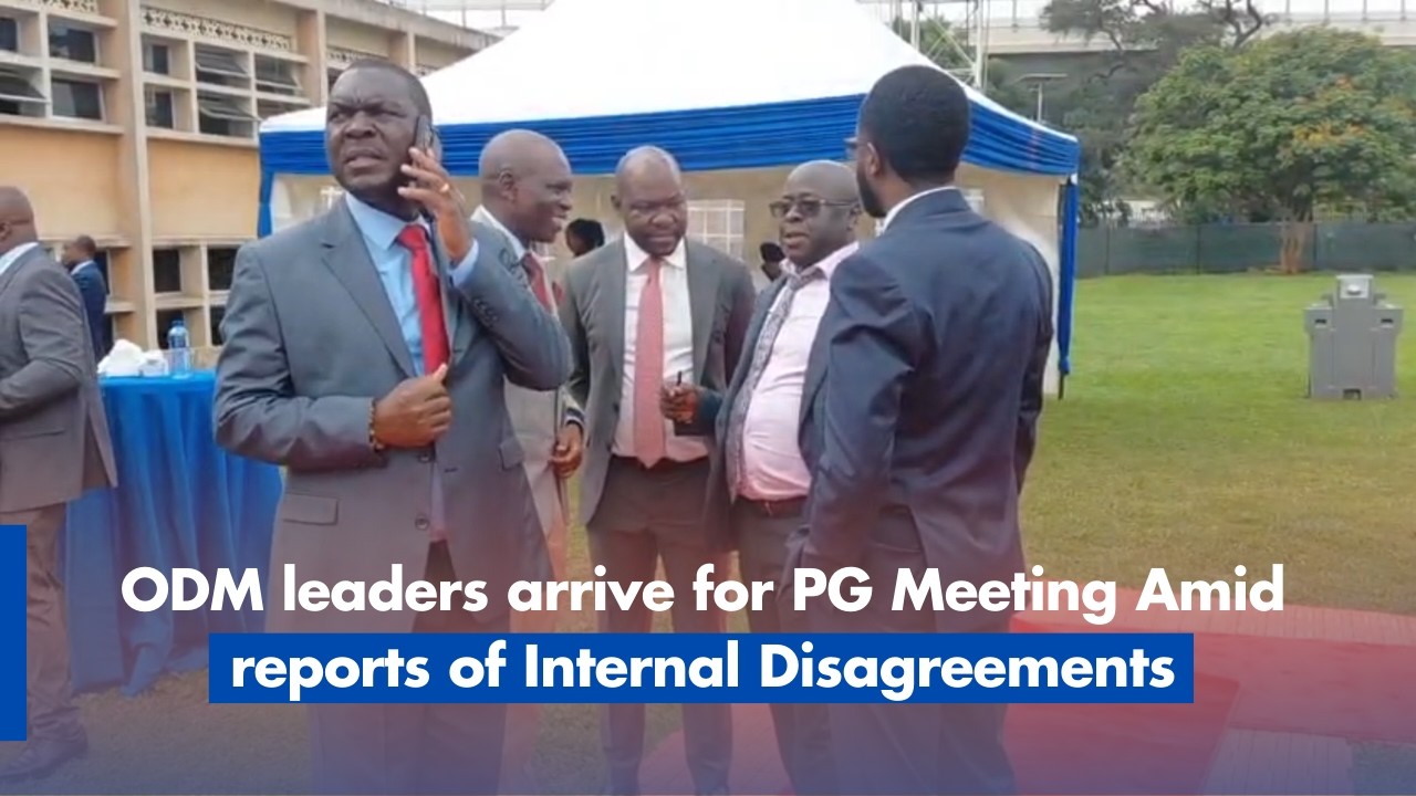 ODM leaders arrive for PG Meeting amid reports of internal disagreements