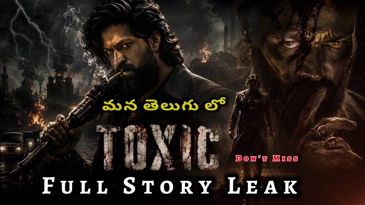 TOXIC Movie Story Explained in Telugu | Yash New Movie Toxic Plot Breakdown & Hidden Details