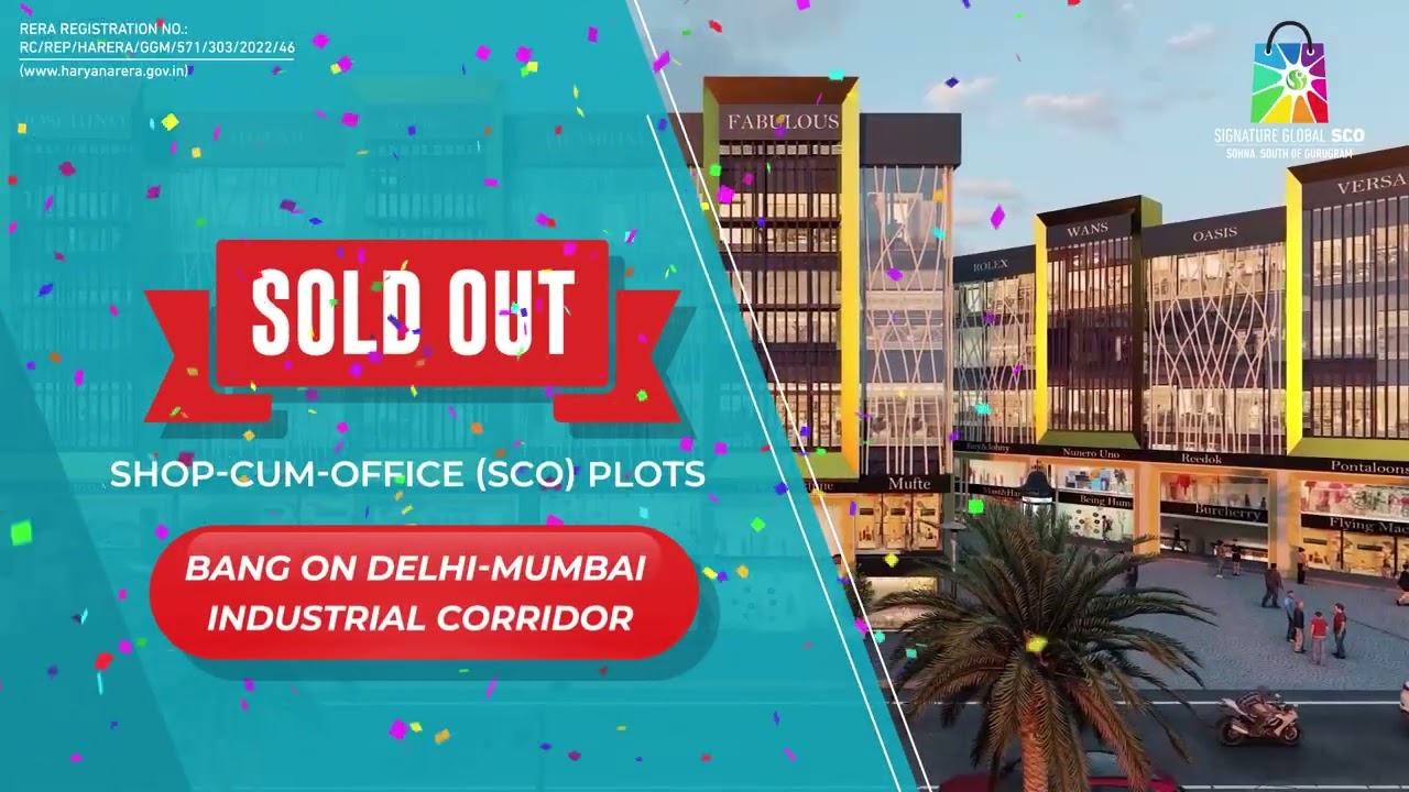 Signature Global SCO 36 Sold Out Located at Sohna, South of Gurugram | SCO Plot in Sohna