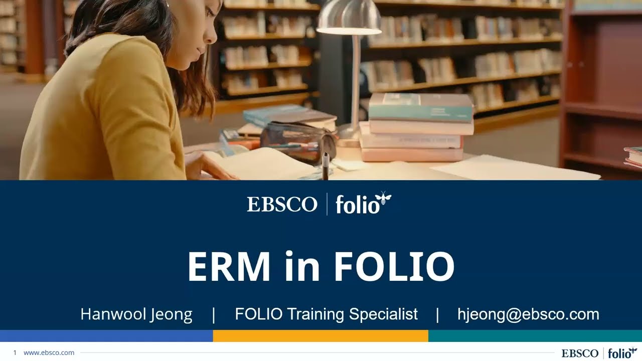 Electronic-resource management in FOLIO