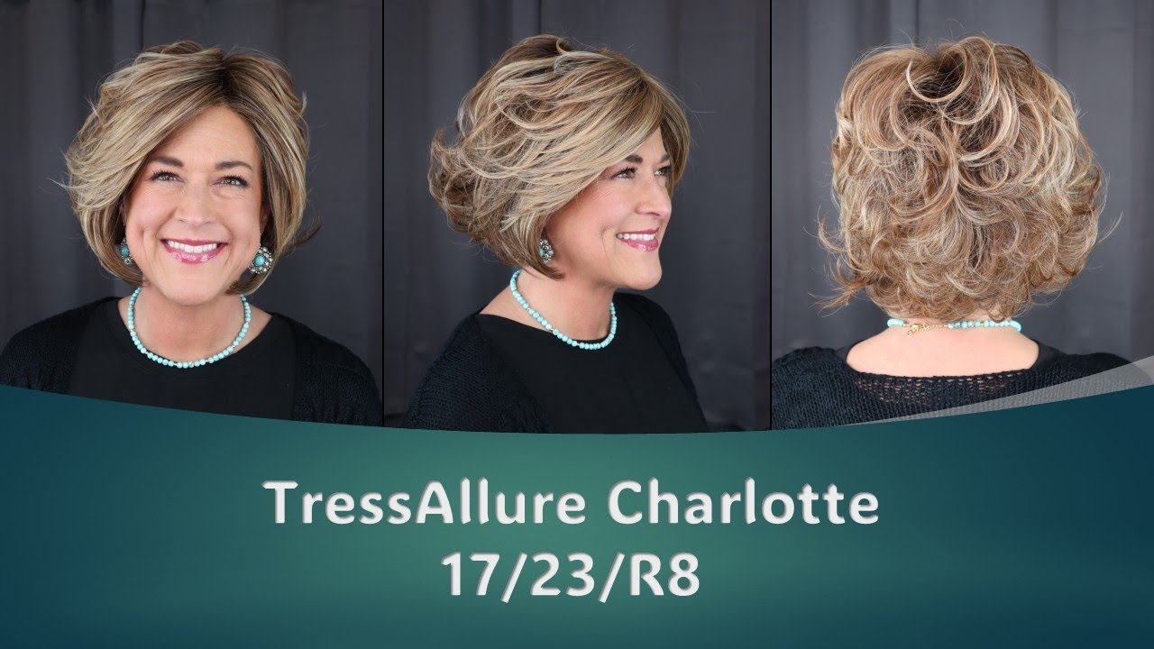 A favorite wig got an upgrade! TressAllure Charlotte in their new LOOK FABULOUS REALISTIC fibers!!