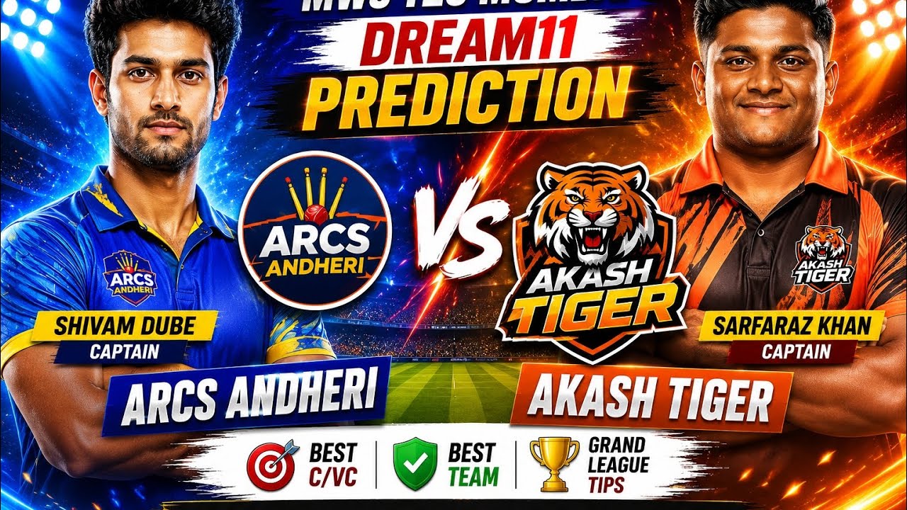 Arcs Andheri vs Akash Tigers MWS T20 Mumbai Dream11 Prediction, AA vs ATM T20 Mumbai Dream11