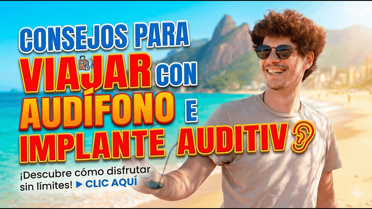 Guía para VIAJAR con audífonos e implante auditivo: playa, montaña, campamentos.