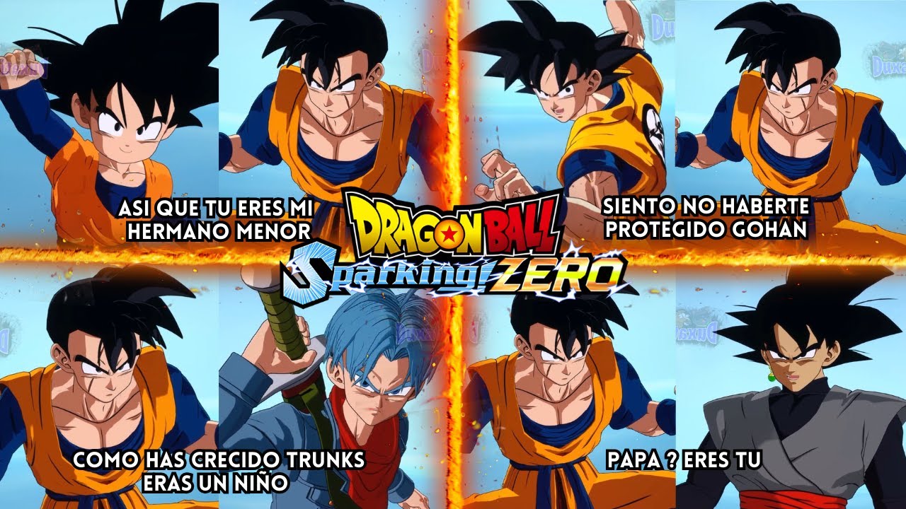 Todos los Dialogos Tristes de Gohan del Futuro DRAGON BALL SPARKING ZERO PS5 En español