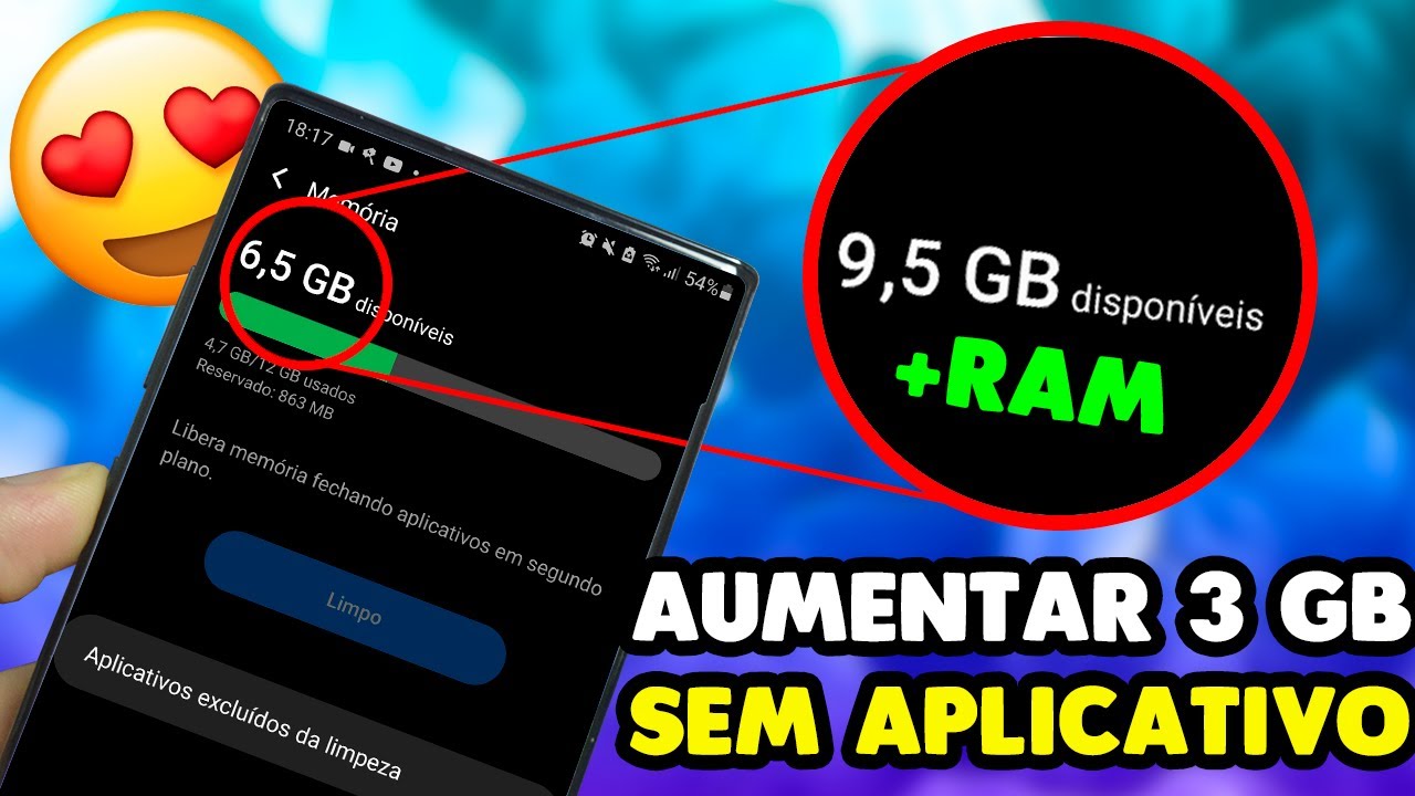 EU JURO😲!COMO AUMENTAR A MEMÓRIA RAM DE QUALQUER CELULAR SEM ROOT E SEM APPS! EM ATÉ + 3GB DE RAM🔥!!