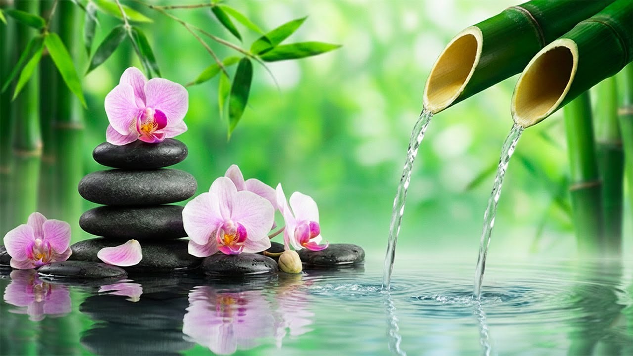 Spa Music with Soft Sound of Water, Relaxing Music, Healing Music, Sleep Music