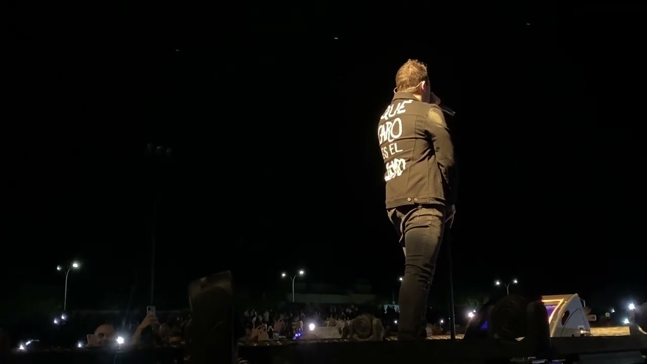 Dani Martín La suerte de mi vida directo 2022 Albacete