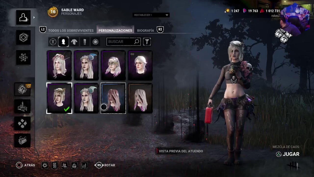 Noches de terror en Dead by Daylight ante de mimir - Ps5 en vivo RubasZX