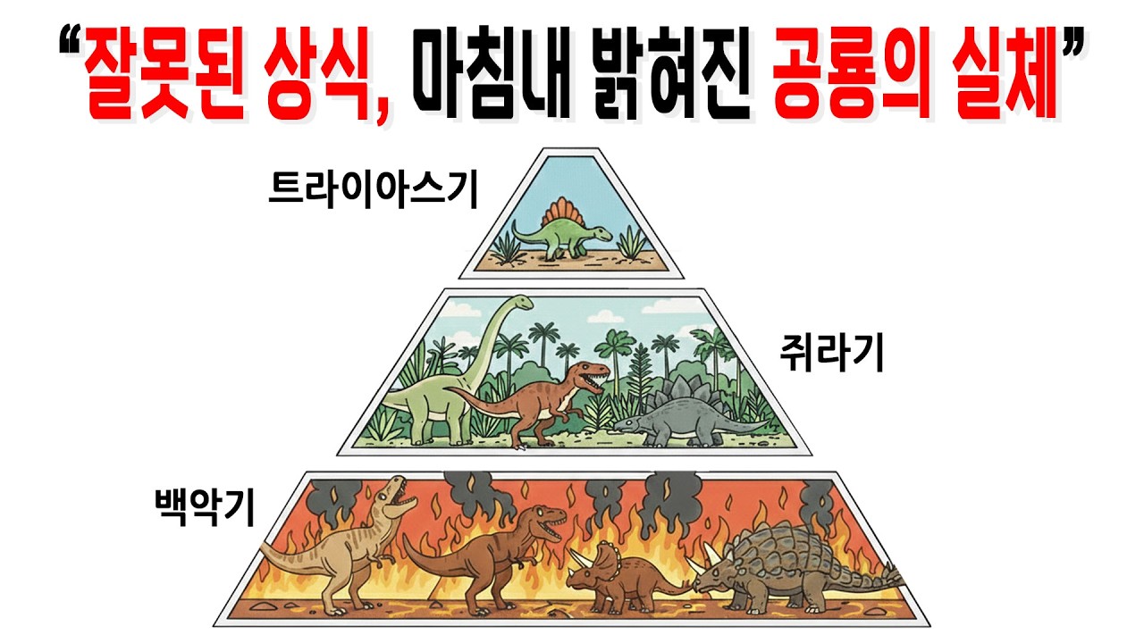 당신이 잘못 알고 있는 진짜 공룡 시대 13분정리