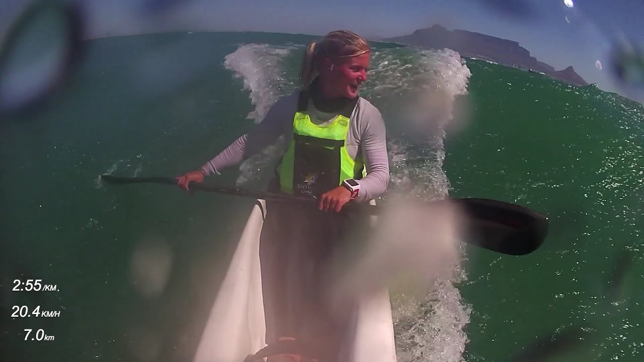 Double Surfski Downwind in Cape Town