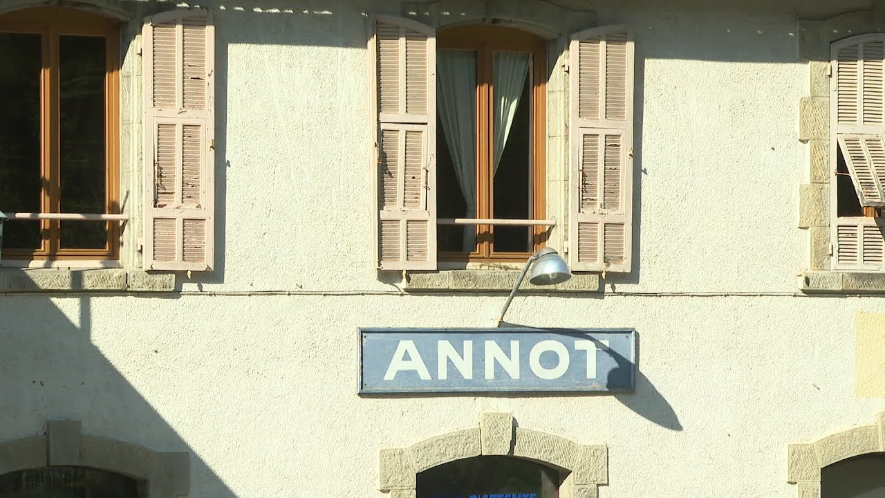 A Annot (04) avec le train des Pignes et les chemins de fer de Provence
