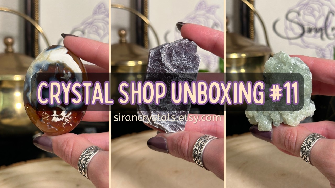 Crystal Shop Haul Unboxing 11 🔮 | SiranCrystals #crystalshop #smallbusiness