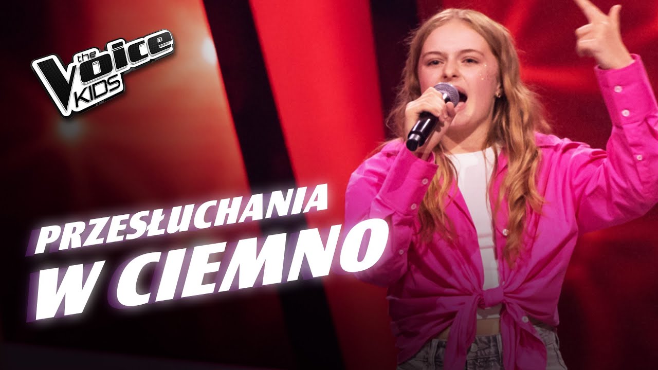 Natalia Czyżewska &ndash; &bdquo;Paranoia&rdquo; - Przesłuchania w ciemno | The Voice Kids Poland 8