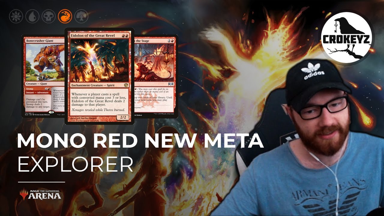 EXPLORER NEW META! Mono Red Deck | CROKEYZ MTG Arena