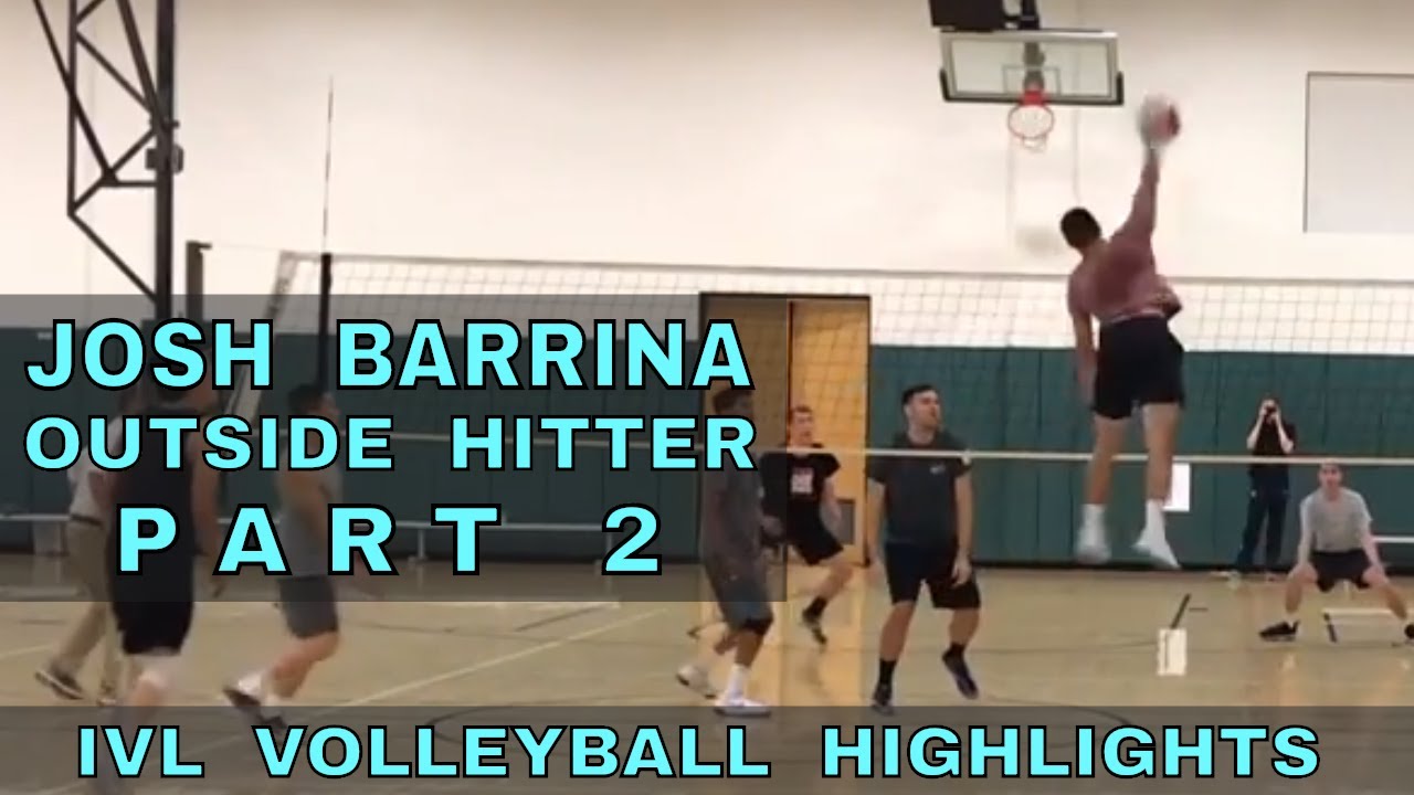 Josh Barrina PART 2 Volleyball Highlights - IVL Men's Open 2018 (Outside Hitter)