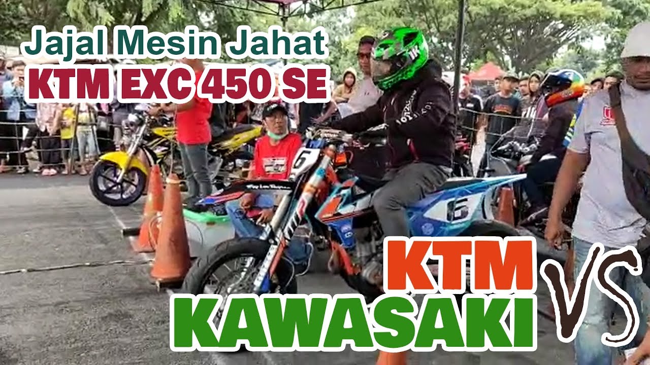 KTM vs KAWASAKI Test Mesin-mesin Jahat