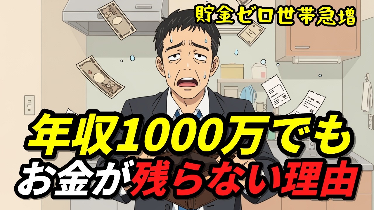 年収1000万円でも苦しい日本｜普通に暮らすほど貧しくなる構造を解説