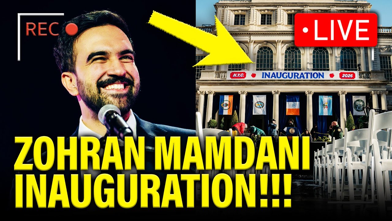 🚨 ZOHRAN MAMDANI HISTORIC INAUGURATION