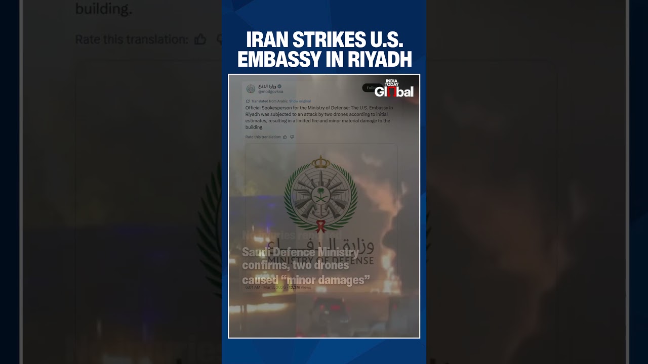 U.S. Embassy Under Attack, Iranian Drones Target Diplomatic Compound in Riyadh, Saudi Arabia