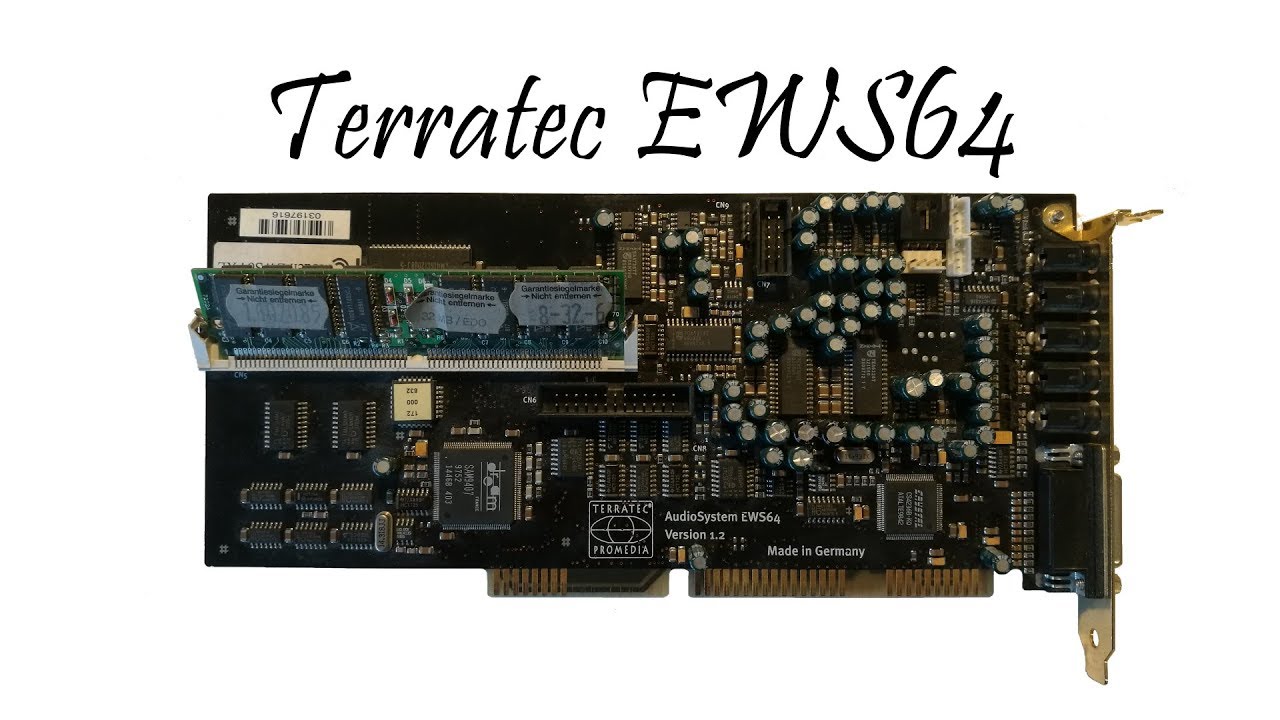 009 - Retro - Terratec EWS64 (3 Soundfonts) - Wavetable, Midi-Music, Examples