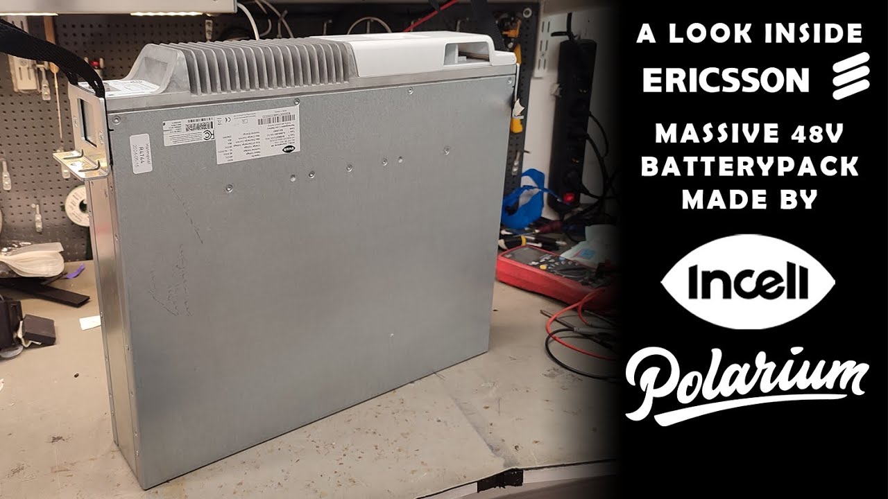 Взгляд изнутри на массивный аккумулятор Ericsson 48 В 50 А·ч (производства Incell/Polarium)