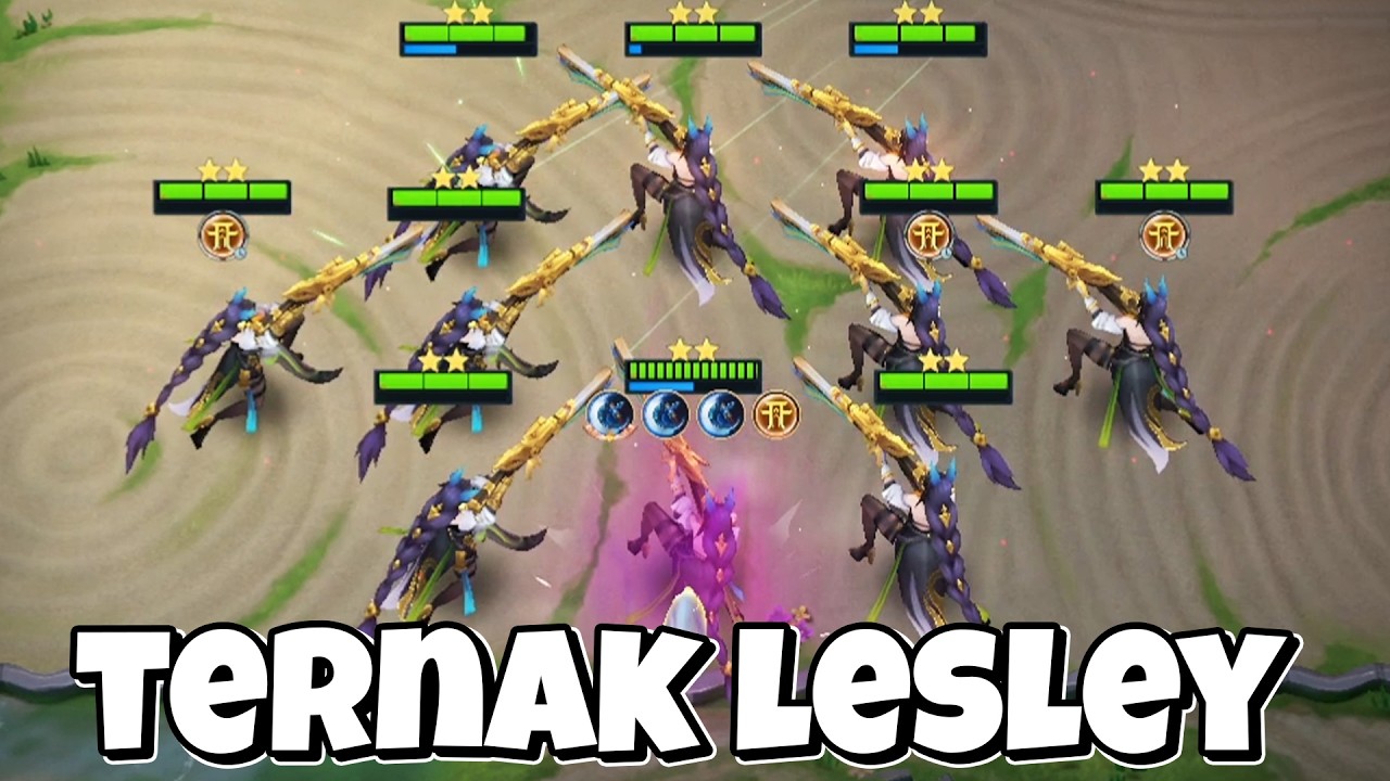 SATISFAYING WOI!! 10 EXORCIST + LESLEY = FULL JEDOR JEDOR!! MAGIC CHESS GO GO