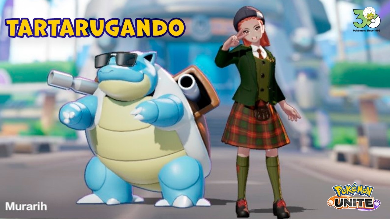Jogando Pokémon UNITE!