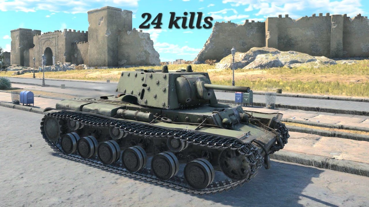 The KV-1E is invincible - 24 kills