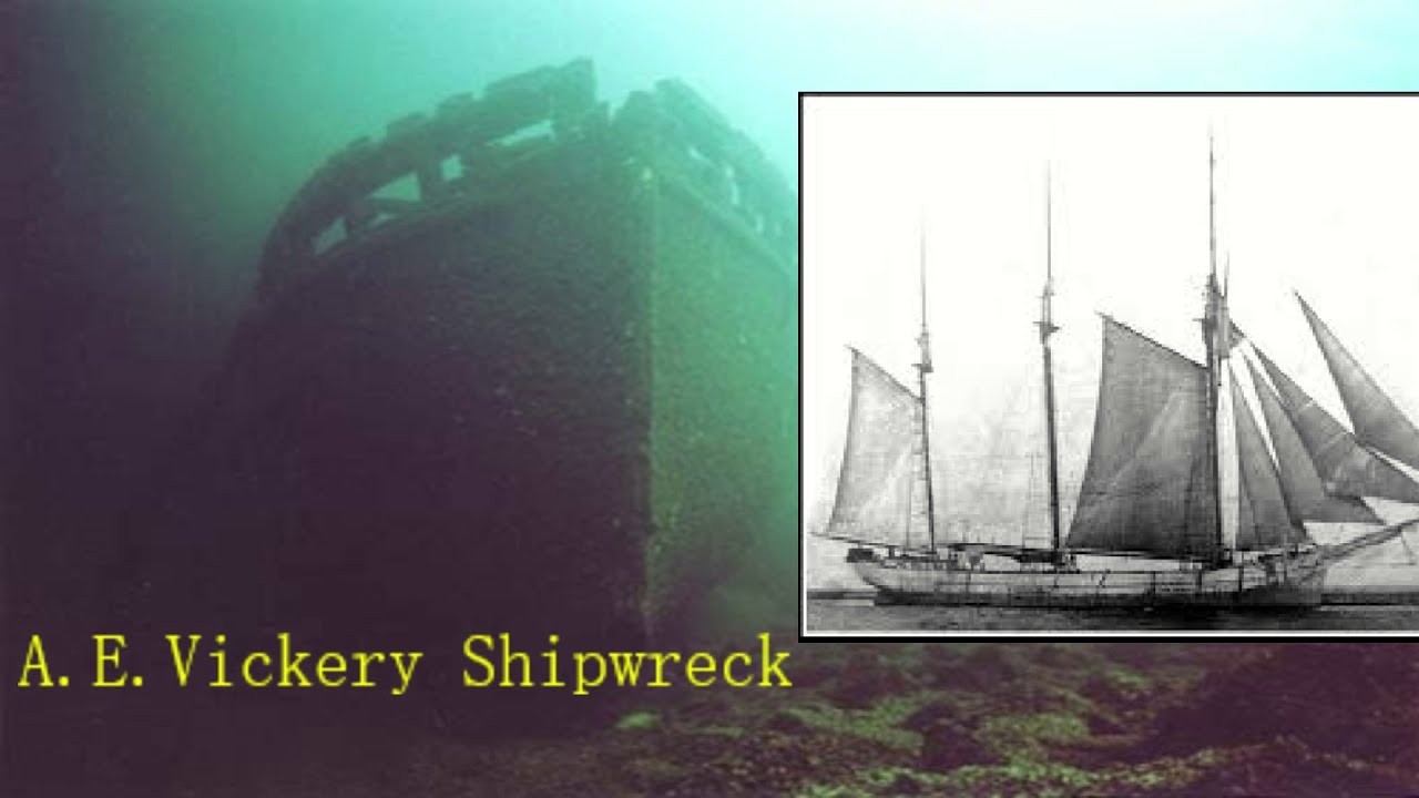 Scuba Diving Saint Lawrence River Shipwrecks - The AE Vickery