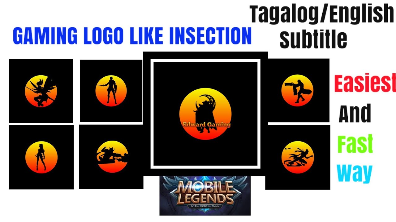 Tagalog/English Sub Easy Tutorial Logo like Insection on Mobile Legends 2020