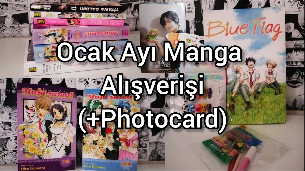 Ocak Ayı Manga Alışverişi | +10 manga, İngilizce manga, K-pop Photocard +1100 tl