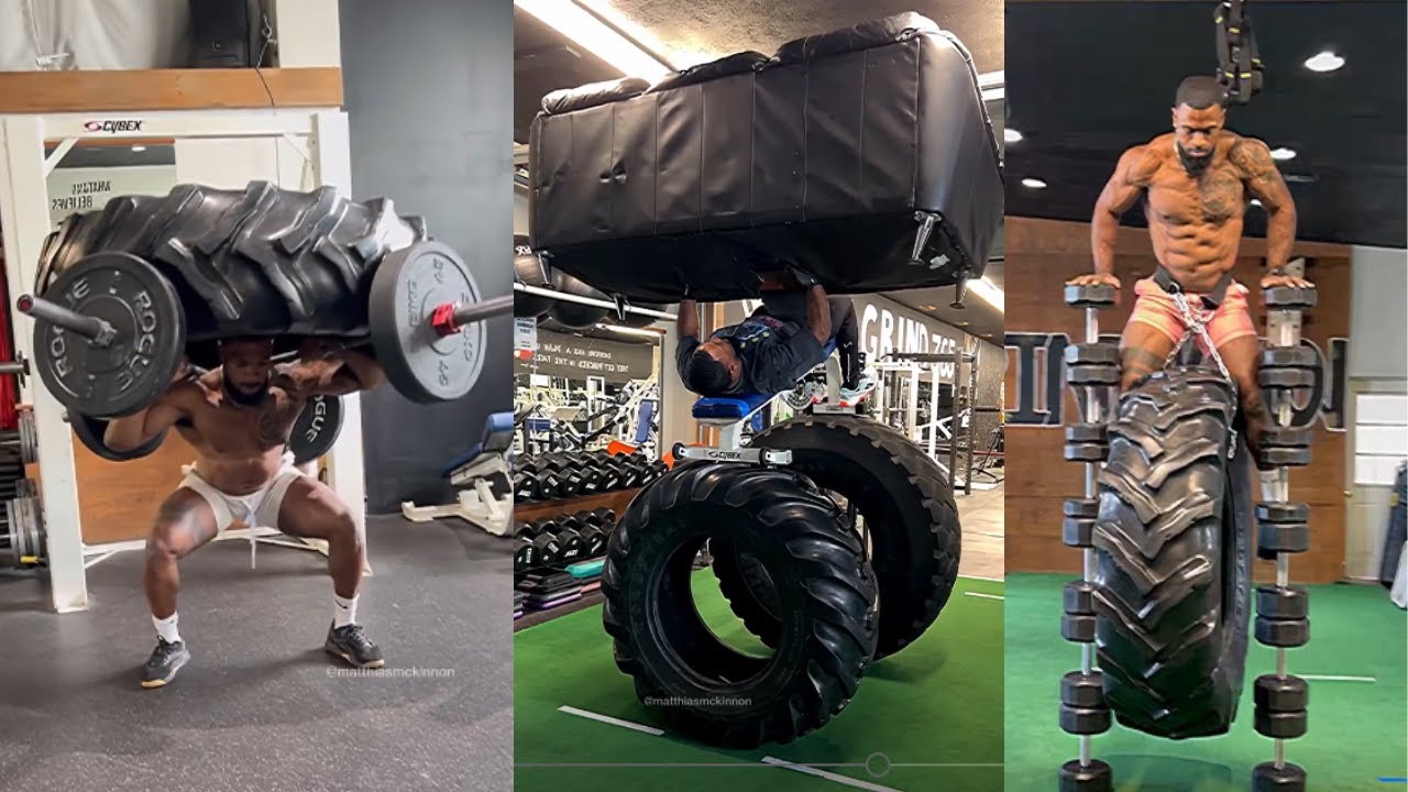 MatthiasMckinnon insane work out | gym memes | MatthiasMcKinnon gym compilation