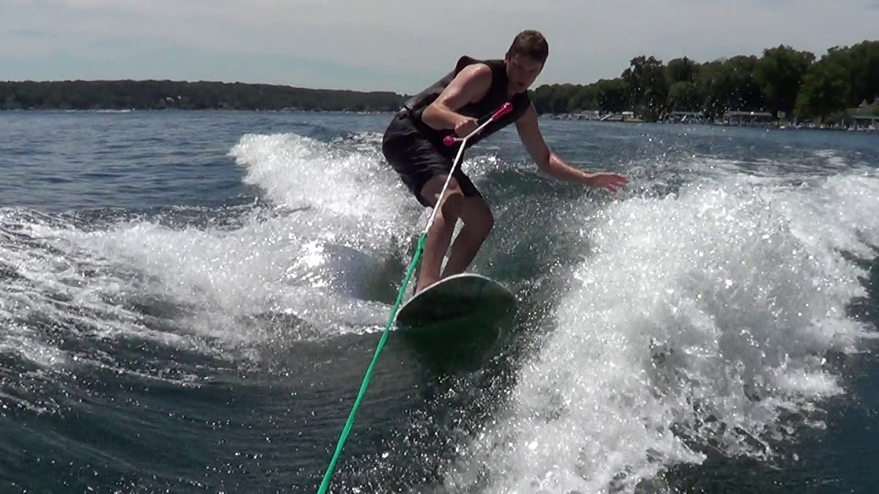 Lake Geneva - Cody - Wakesurfing