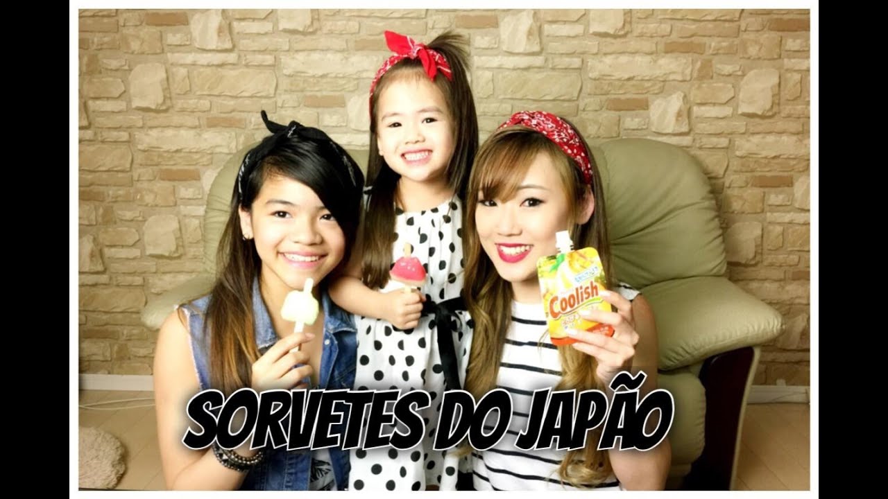 🍦Provando sorvetes do Japão com Sarah e Luna🍦