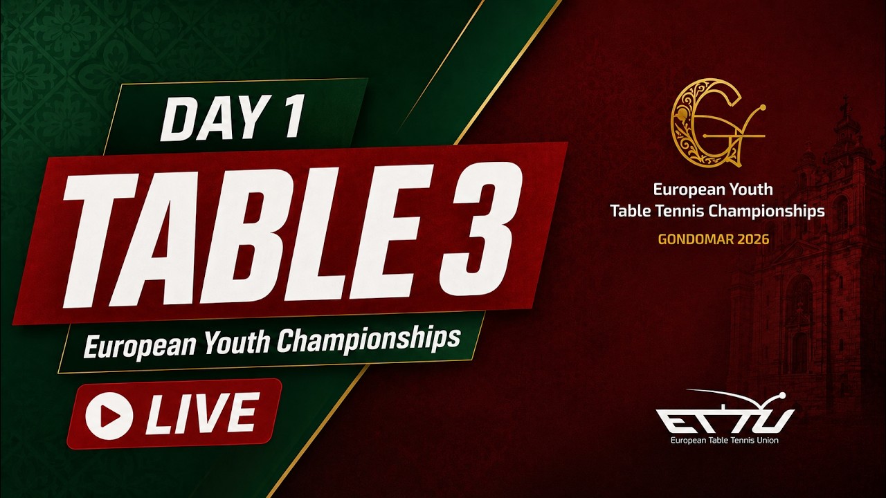 European Youth Championships 2026 | Day 1 | Table 3 | Session One
