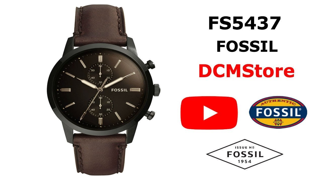 FS5437 Fossil Townsman Chronograph Brown Dial
