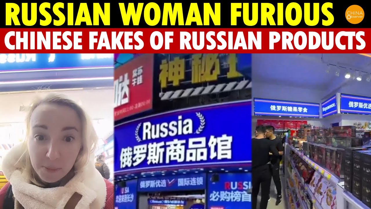 Russian Woman Angry Over Chinese Fakes of Russian Products, Even Sells Tropical Durian