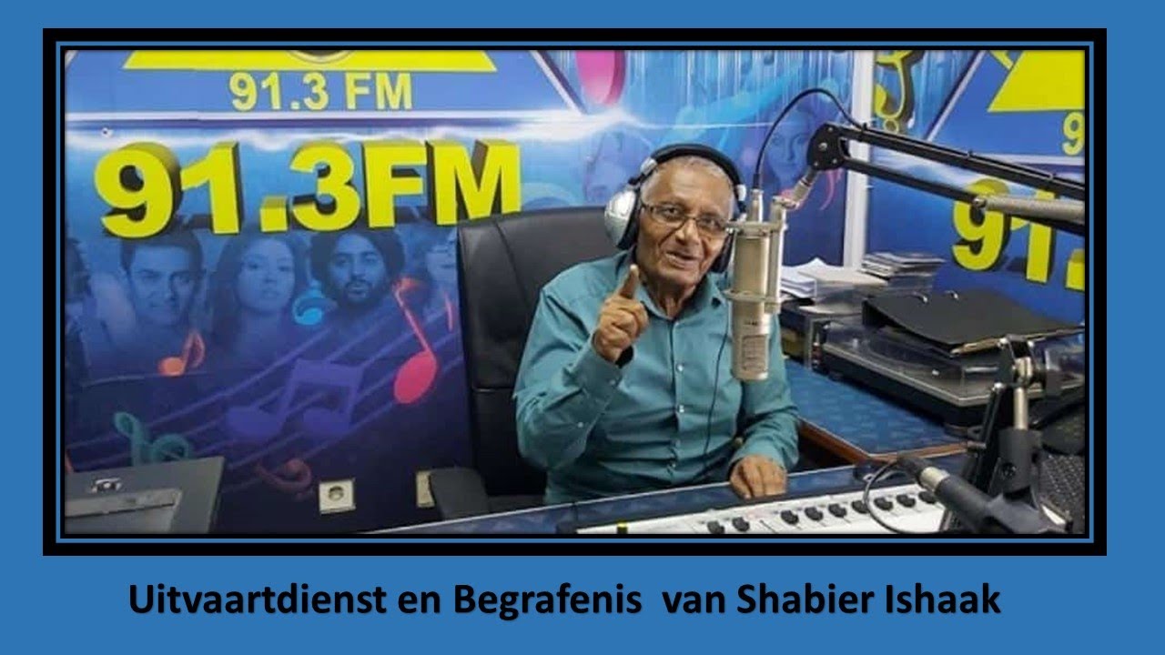 Uitvaartdienst en begrafenis van Shabier Ishaak