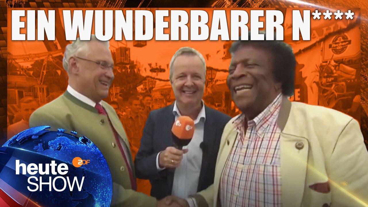 &bdquo;Ein wunderbarer N****&ldquo;: Roberto Blanco trifft Joachim Herrmann | heute-show vom 11.09.2015