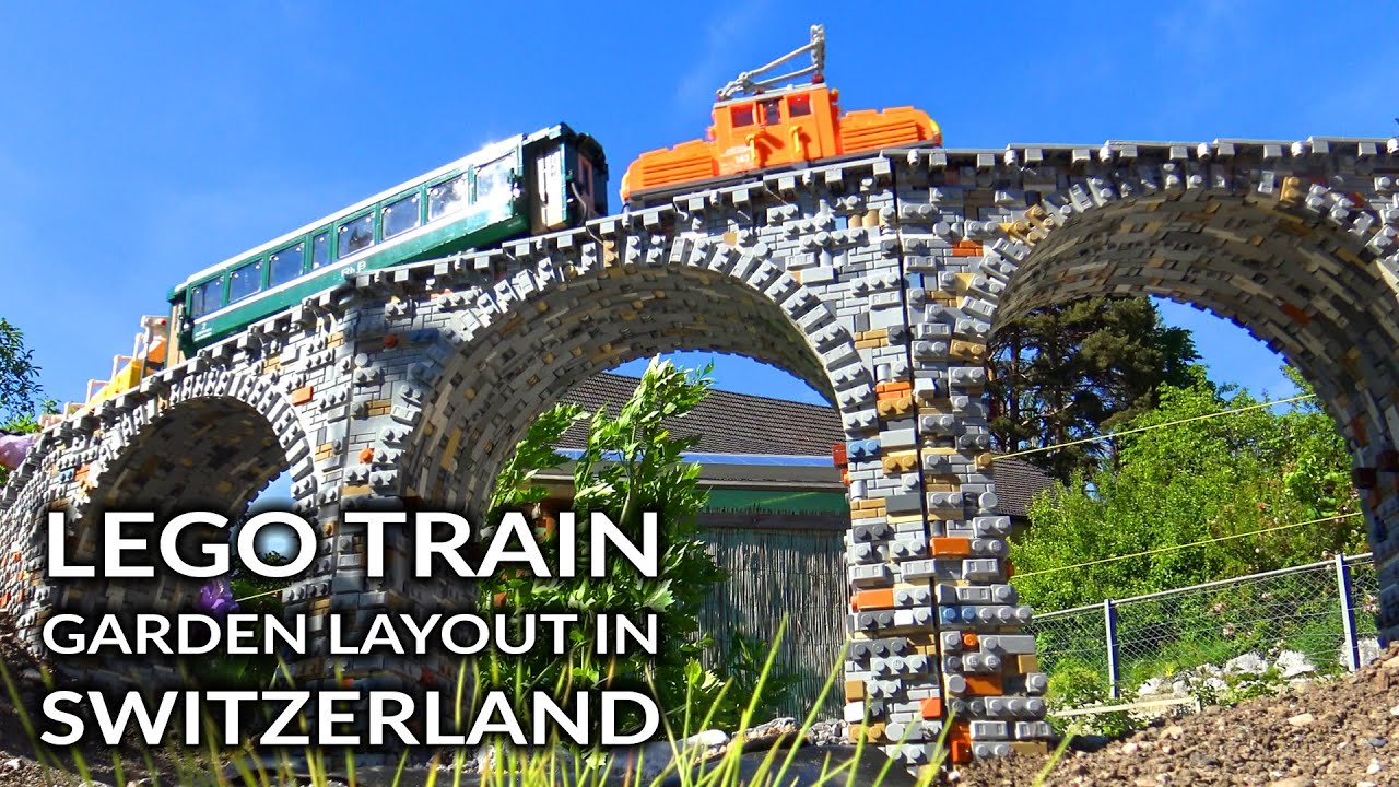 World's best LEGO Train Garden Railway in Switzerland!