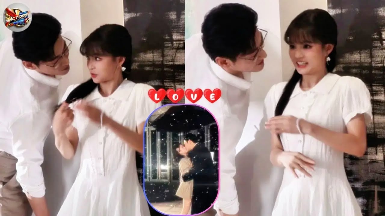 于龙突然在人群中亲上杨美美！她耳朵瞬间爆红的反应，比视频本身更让网友疯狂！到底发生了什么？|Yu Long Yang Meimei