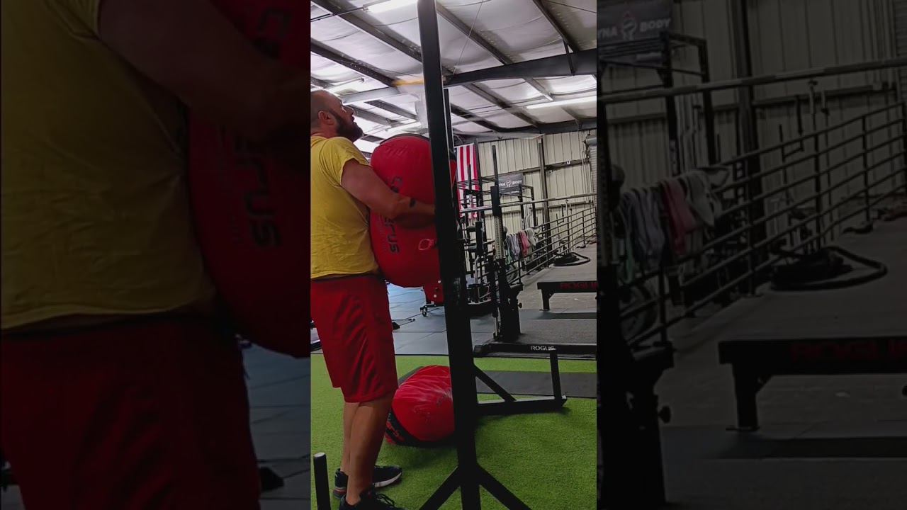 SANDBAG OVER BAR/ROPE PULL🔥