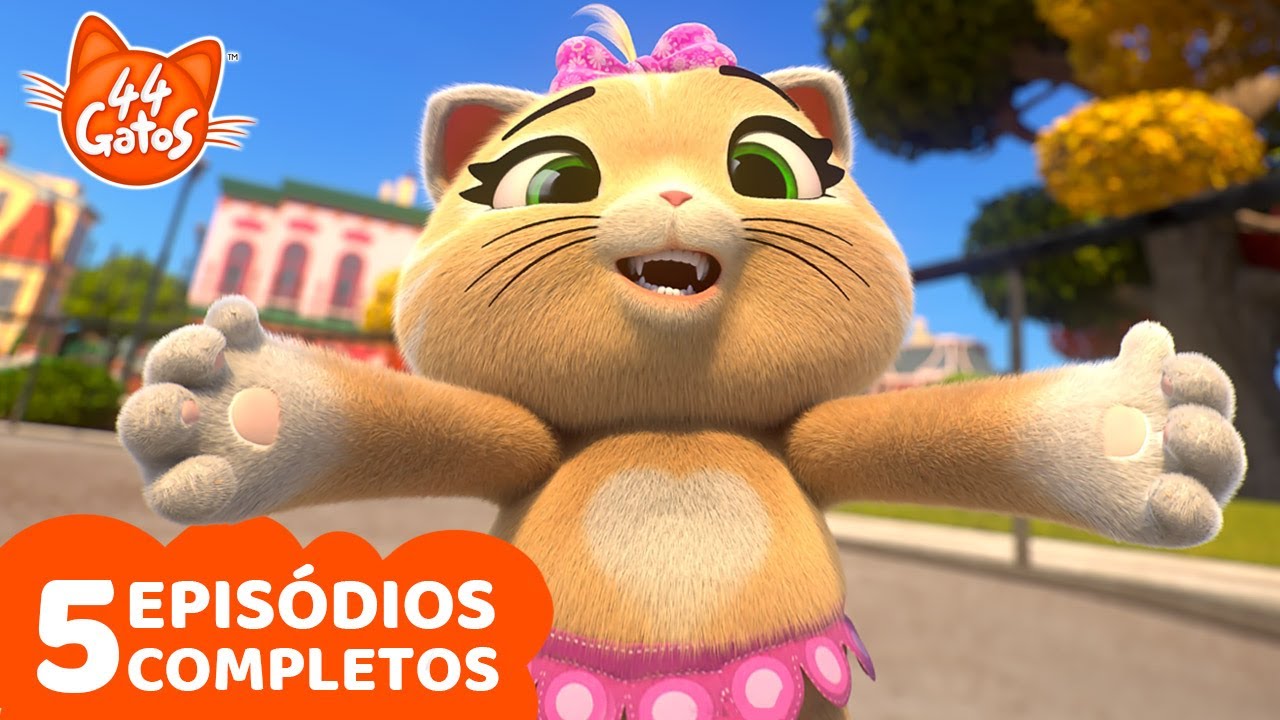 44 Gatos | Top 5 Pilou | Episódios completos | Desenhos animados para crianças