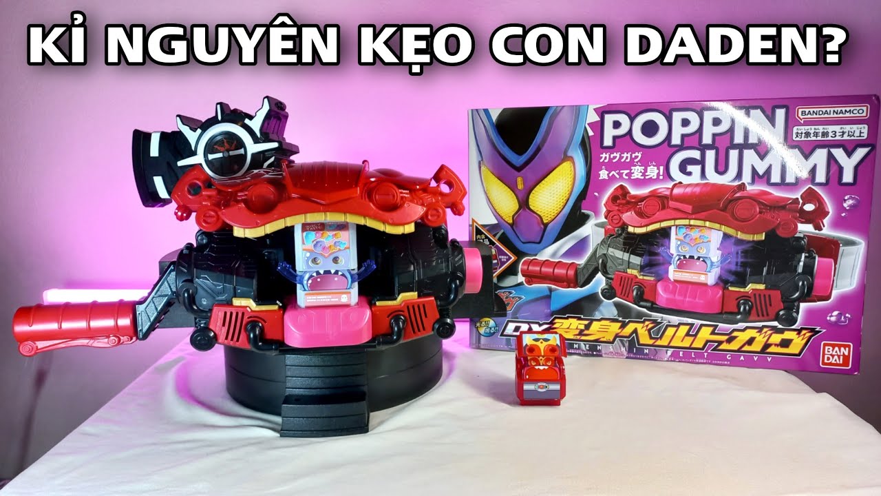 Review Dx Henshin Belt Gavv: Kỉ Nguyên Kẹo Con Daden? Kamen Rider Gavv Driver