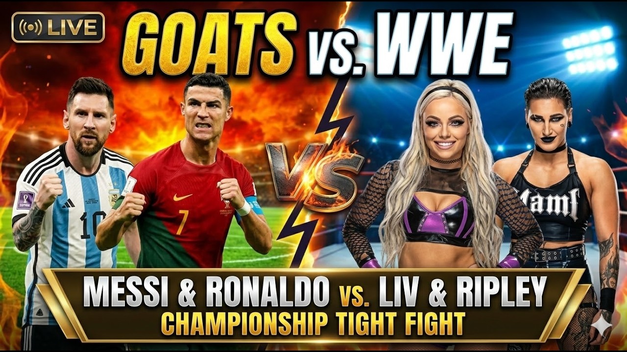 Liv & Rhea vs. Messi & Ronaldo: LIVE MATCH!