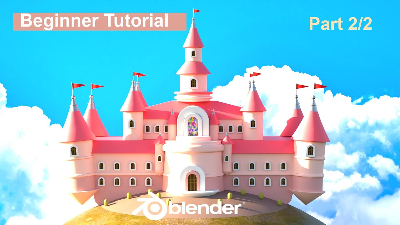 How to Create an EPIC Castle in Blender 3D (Part 2 Final) - Beginner Tutorial